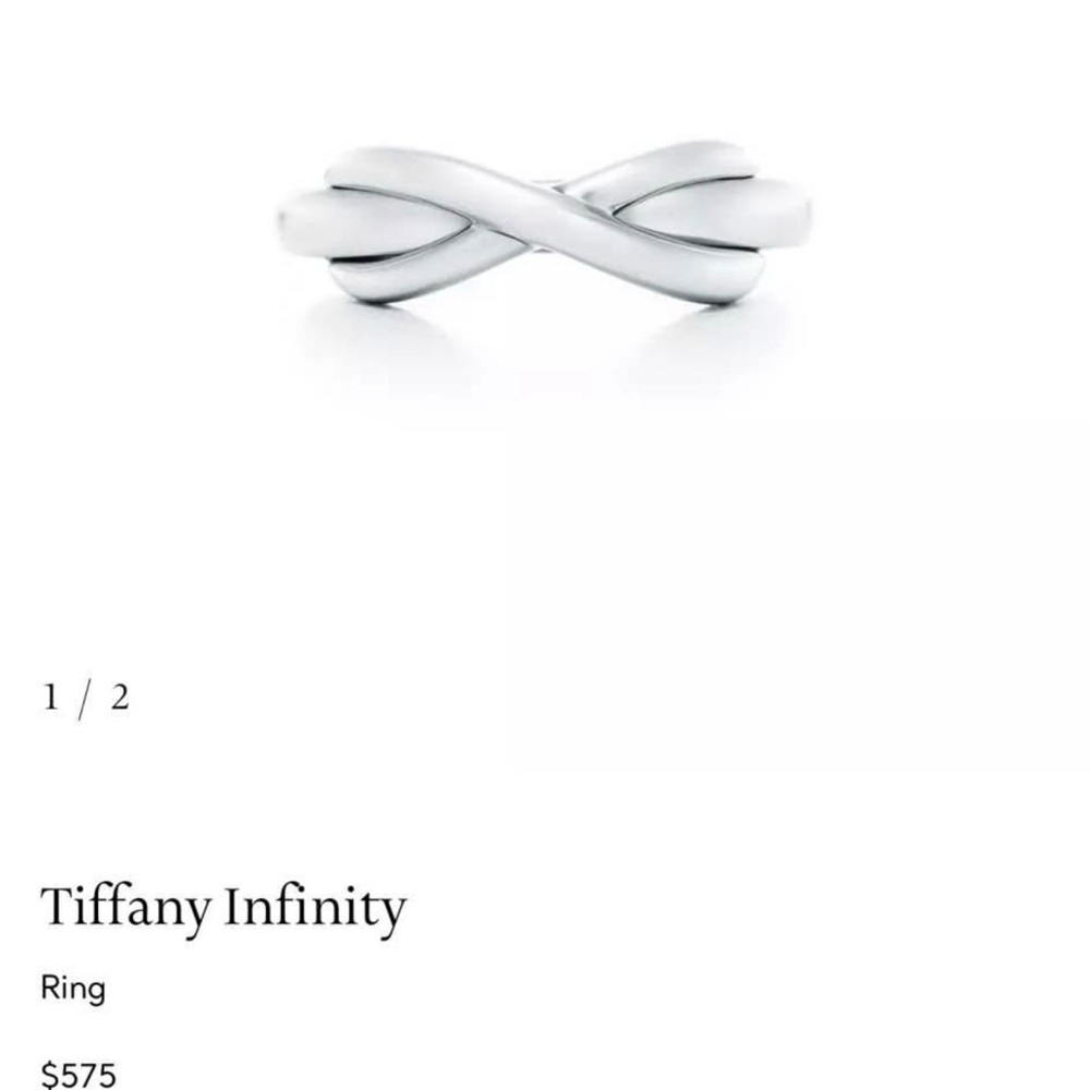 Tiffany & Co. Silver Infinity Band